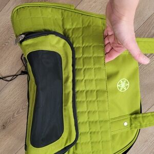 GAIAM Black Quilted Tote Bag